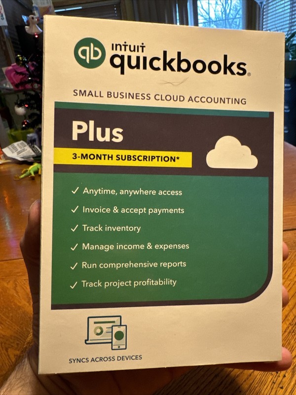 Intuit Quickbooks Plus Small Business Cloud Accounting 3 Month Subscription gallery