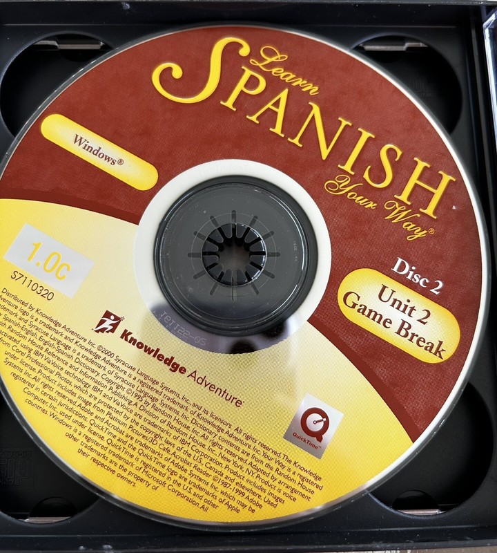Learn Spanish Your Way Audio 3 CD Set Windows 2000/98/95 Speaking Vocabulary gallery