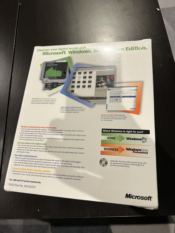 Factory sealed Windows Millennium Edition (Windows Me) - gallery