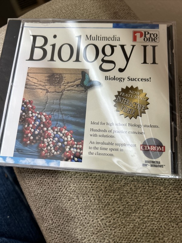 1 Pro One Multimedia Biology 2 PC CDROM  SEALED - CD-Rom