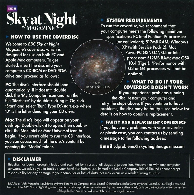 BBC Sky at Night CD-ROM, The European Space Age #114 November 2014, Windows, Mac gallery