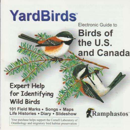 YardBirds: Birds Of The U.S. & Canada PC CD electronic guide identify wild songs