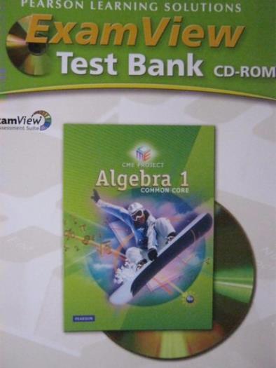 Pearson CME Project Algebra 1 Common Core: ExamView Test Bank PC MAC CD math BOX