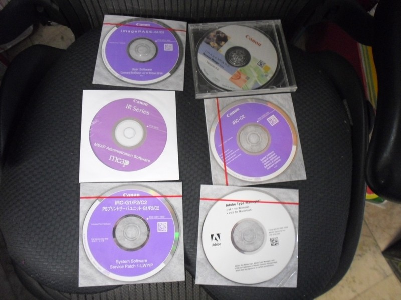 Genuine Canon ImagePass IRC – G1 / C2 / F2 CD Software Drivers Utilities