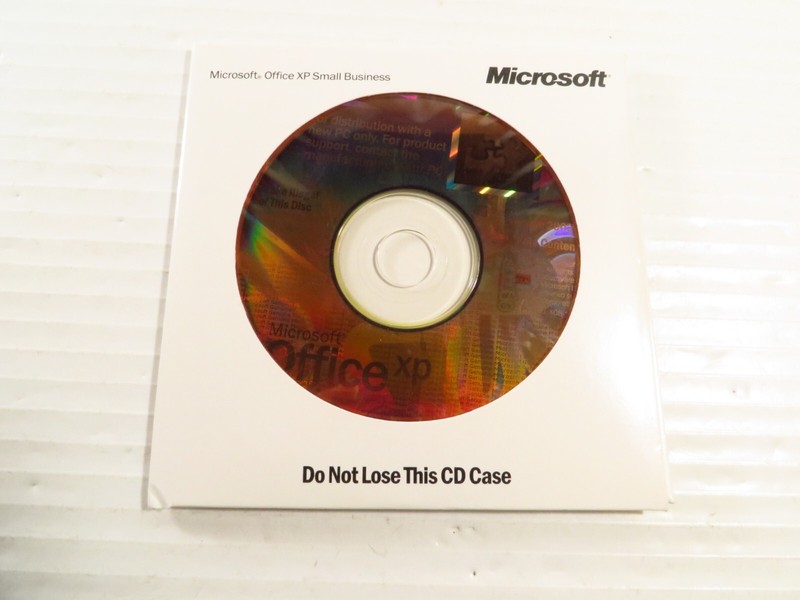 Genuine Microsoft Office XP Small Business Edition SBE w/ Product Key from Dell