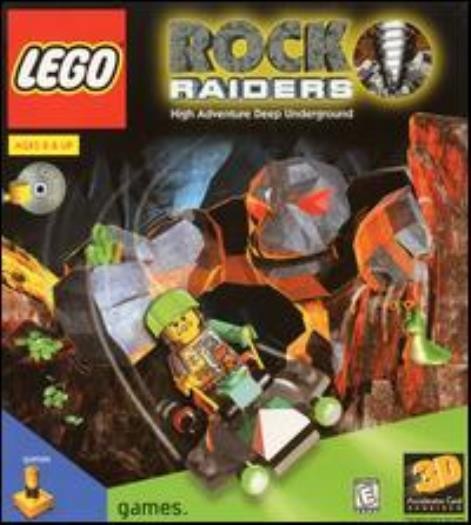Lego Rock Raiders PC CD control engineers monsters world building blocks game!