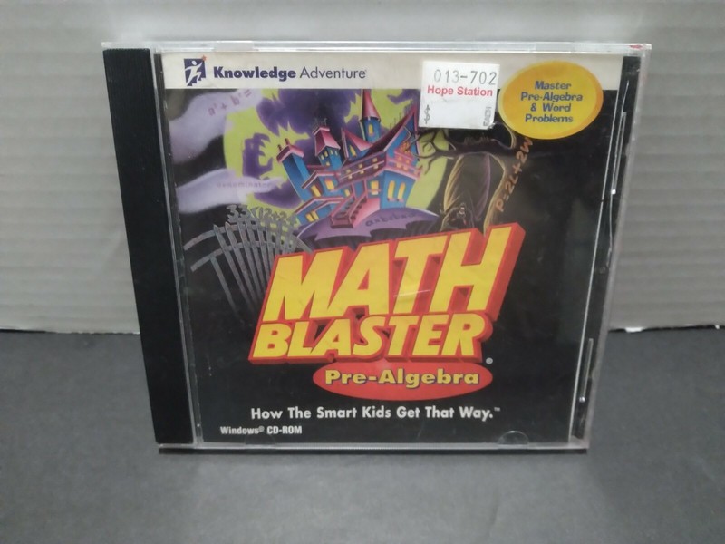Math Blaster Mystery Pre-Algebra Ages 10 – Adult Windows CD-ROM