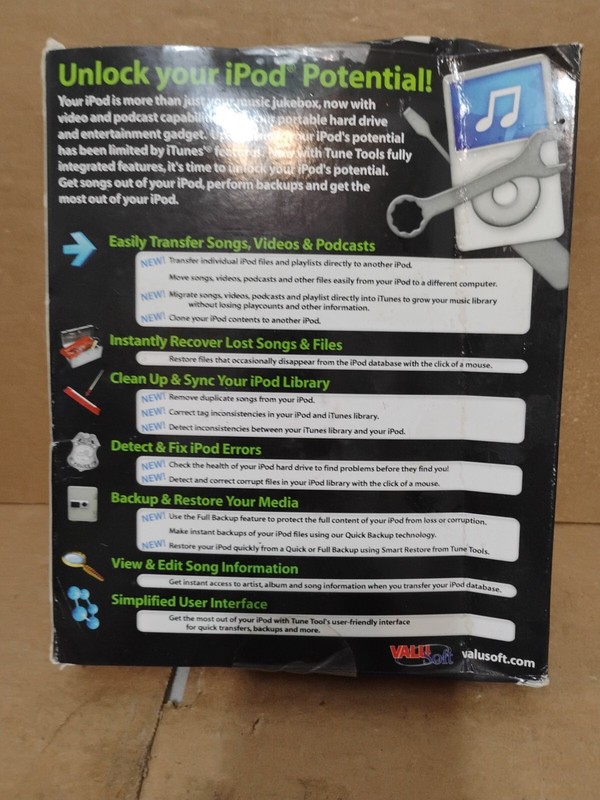 ValuSoft Tune Tools for iPod, Windows/Mac, b2 Software Song Transfer NEW gallery