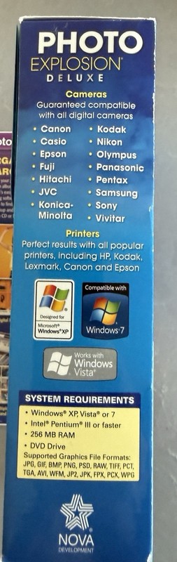 Nova Photo Explosion Deluxe Version 4, Complete Digital Photo Studio Never Used gallery