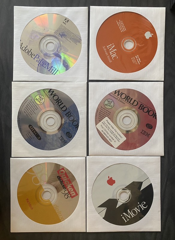 Vintage 1999 iMac DV Software Install SSW Version 8.6 + software bundle