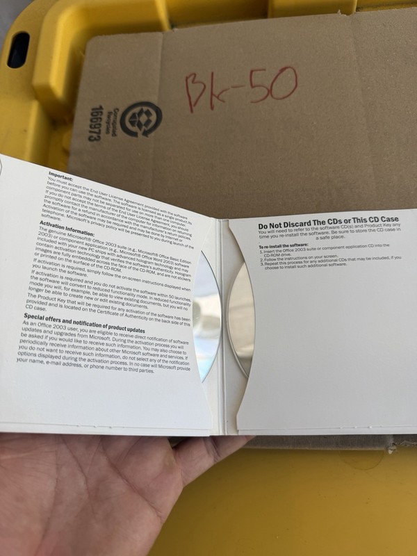Microsoft Office Basic Edition 2003 Genuine CD Disc With Product Key As Pictured gallery