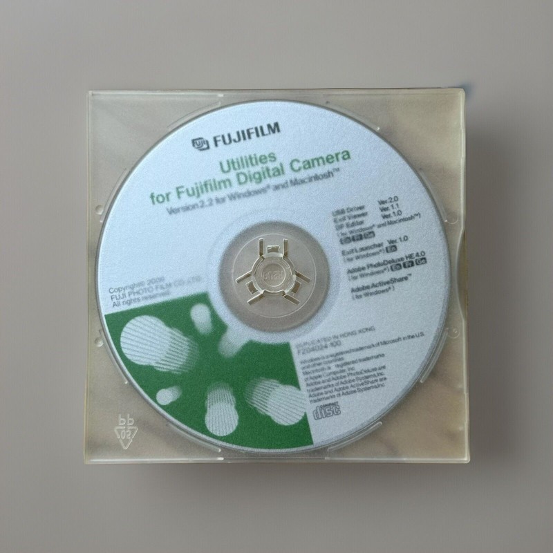 FUJIFILM UTILITIES FOR FUJIFILM DIGITAL CAMERA VERSION 2.2 WINDOWS & MAC 2000 CD gallery