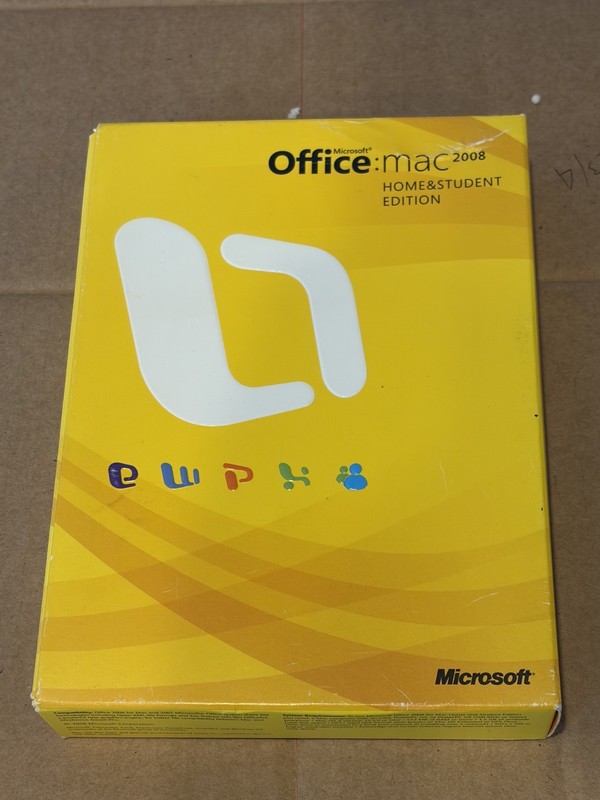 Microsoft Office 2008 Home and Student Edition for Mac with Key