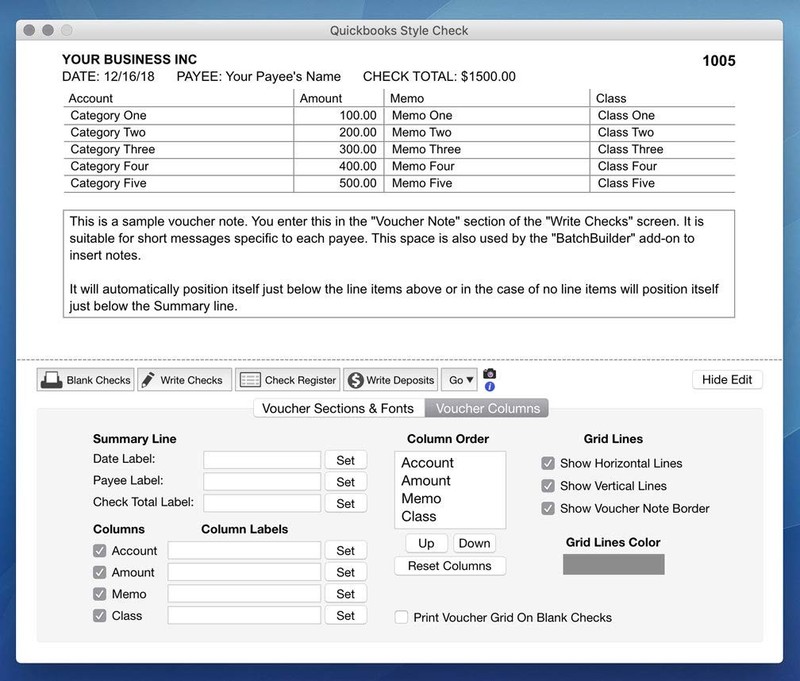 Windows & Mac Check Printing Software gallery