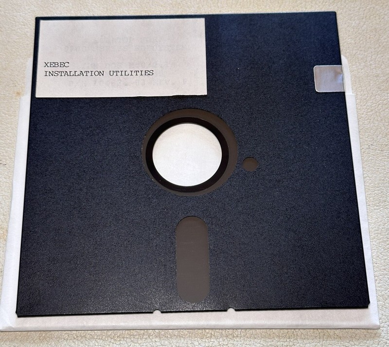 Xebec Siderware Installation & Support Utilities For Apple II DOS 3.3 – 5.25”
