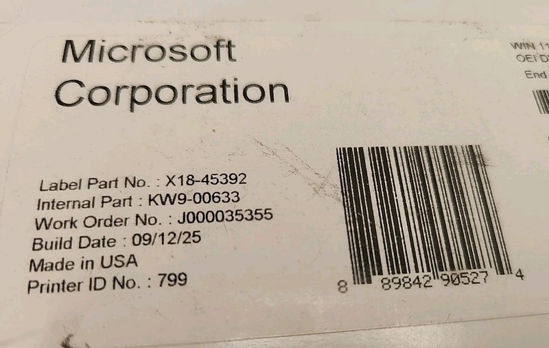 NEW Microsoft Windows 11 Home 64-Bit Software OEM Version 24H2 gallery
