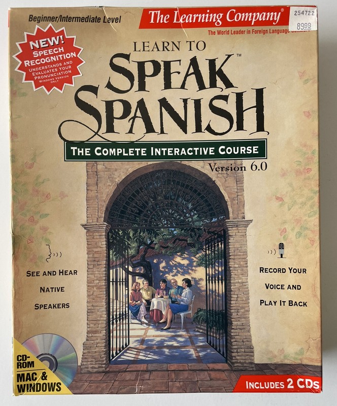 VTG Learning Company Learn to Speak Spanish 6.0 Complete Set CD ROM New Sealed