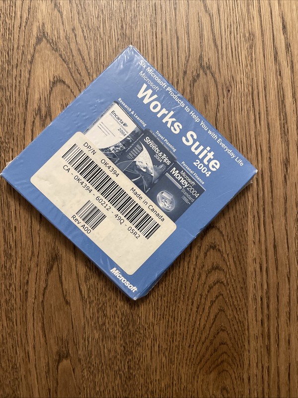 *NEW* Microsoft Works Suite 2004 DVD ROM Format Factory Sealed w/Product Key gallery