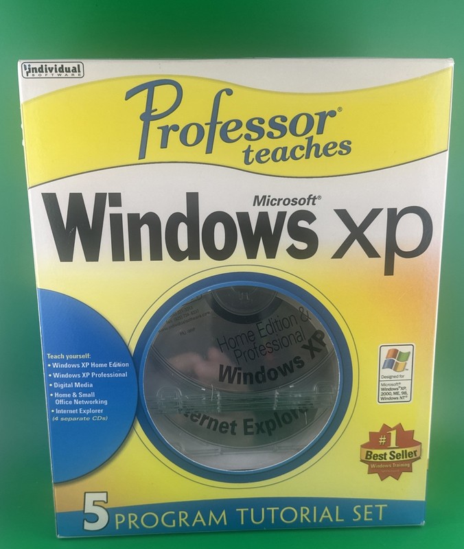 Microsoft Windows XP Professor Teaches 5 CD Program Tutorial Set 2000/ME/98/NT gallery