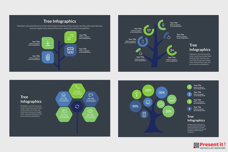 Tree Vector Infographics Template gallery
