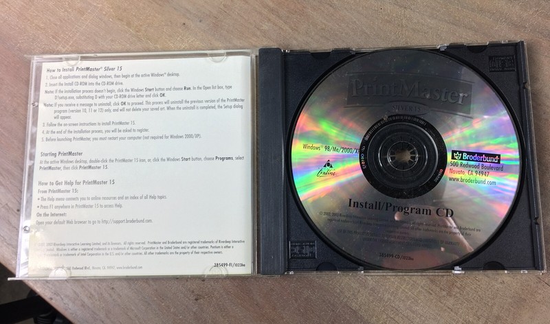 PRINT MASTER SILVER 15 : CD-ROM PC WIN 98/ME/2000/XP gallery