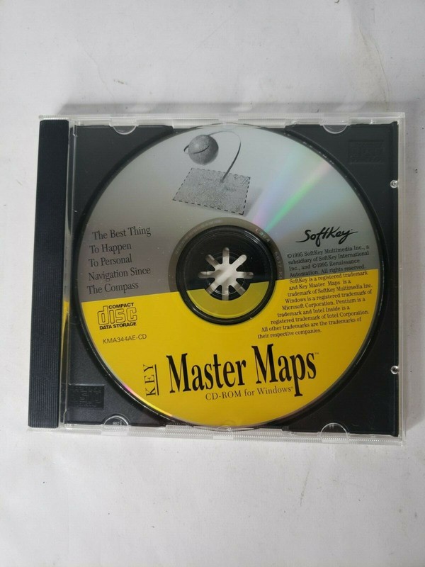 Key Master Maps – Softkey 1- CD Case