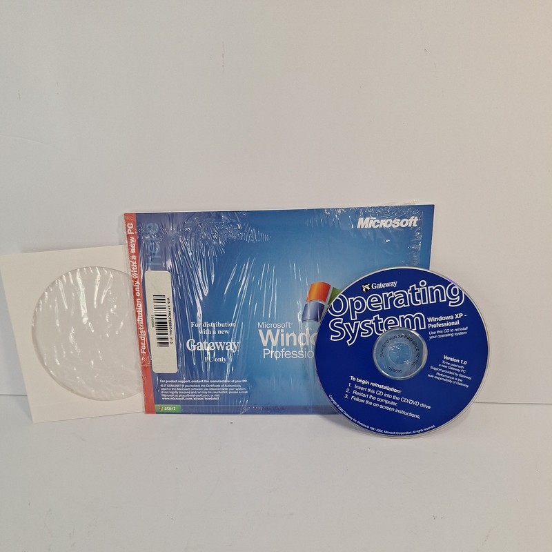 Gateway Windows XP Home Edition Operating System Reinstall CD Version 1.0