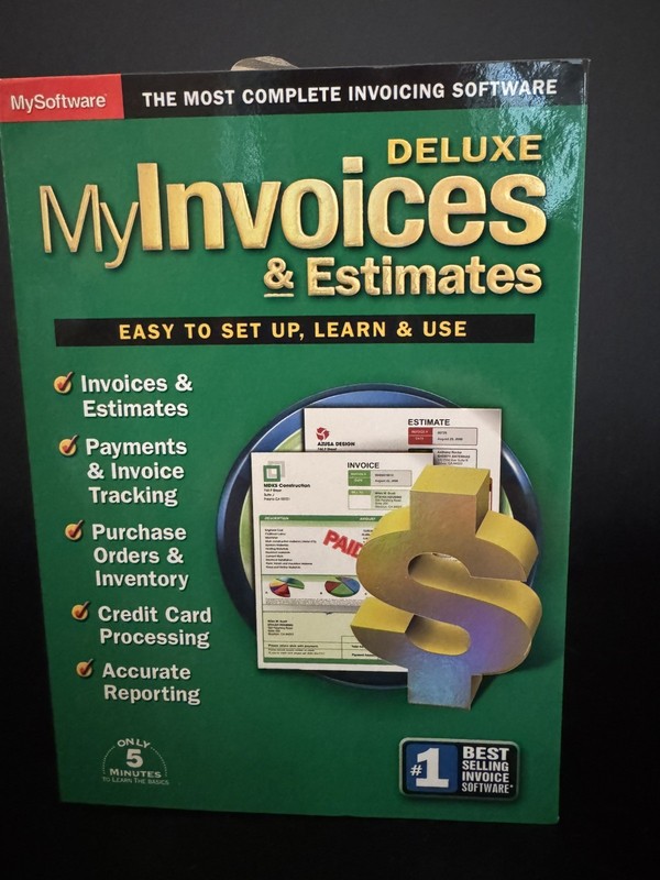 Avanquest My Software "Deluxe My Invoices & Estimates" 2006 Version