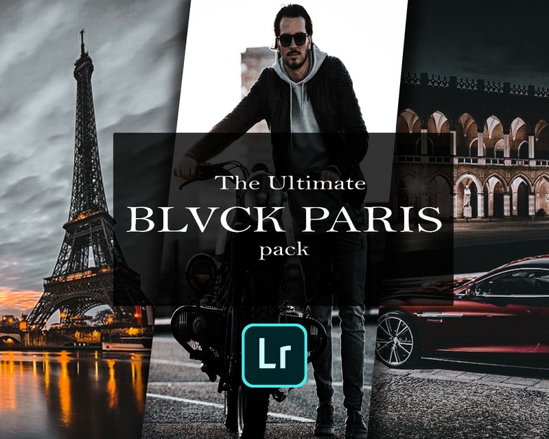 15 Mobile Premium Black Paris Lightroom Desktop Presets – Instagram Presets, 