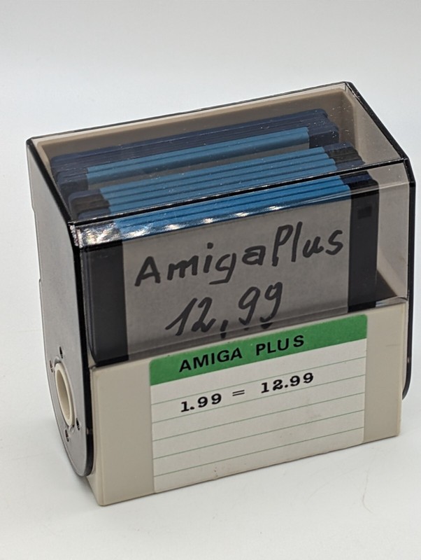 Amiga Plus Magazine Floppy Disks Vintage 1999 Complete Including Box 12x 3.5" Discs