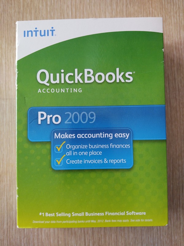 Intuit Quickbooks Accounting Desktop Pro 2009 for PC Window XP ~ NEW / SEALED!