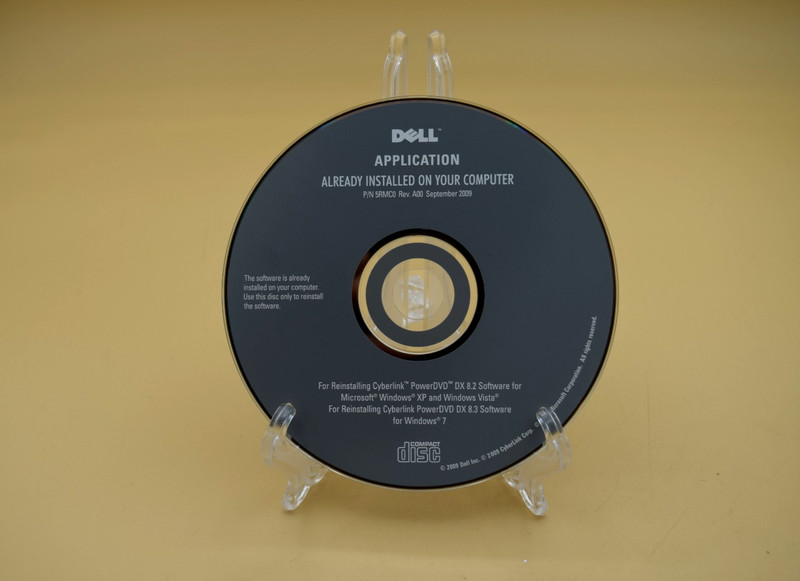 Dell Reinstalling Cyberlink PowerDVD DX 8.2 WinXP & DX 8.3 Windows 7