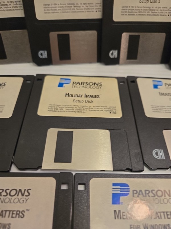 Parsons Technology Software Windows 3.5" Floppy Medical History Legal Images gallery