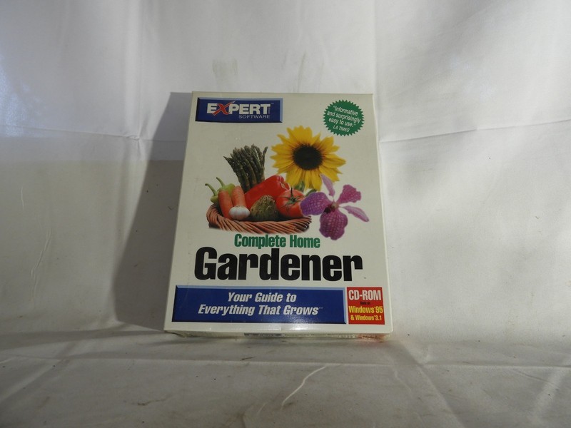 Expert Software Complete Home Gardener PC CD-ROM New Sealed Windows 95 3.1