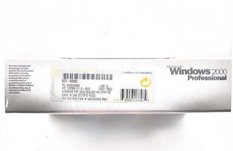 Factory Sealed Windows 2000 Professional Upgrade Edition Vintage PC Software NOS gallery