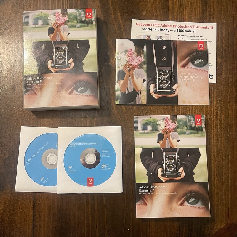 Photoshop Elements 11: Mac + Windows, with Serial