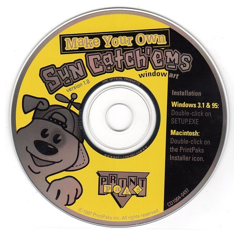 Make Your Own Sun Catch’ems (CD, 1997) for Win/Mac – NEW CD in SLEEVE