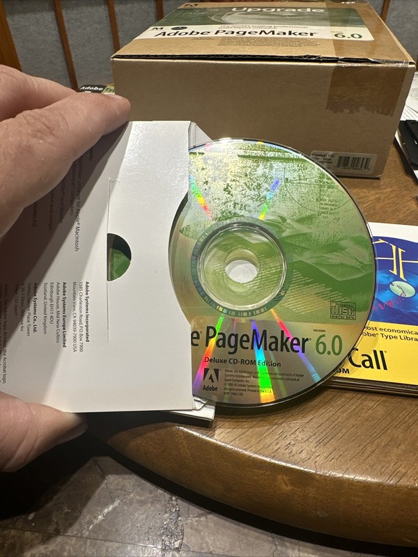 Adobe Photoshop 6.0 UPGRADE ONLY With Serial Number Apple Macintosh 1995 gallery