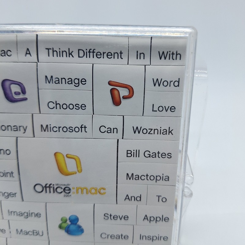 NEW Microsoft Office Mac 2004 Advertising 50 Magnet Set Gates Jobs Wozniak gallery