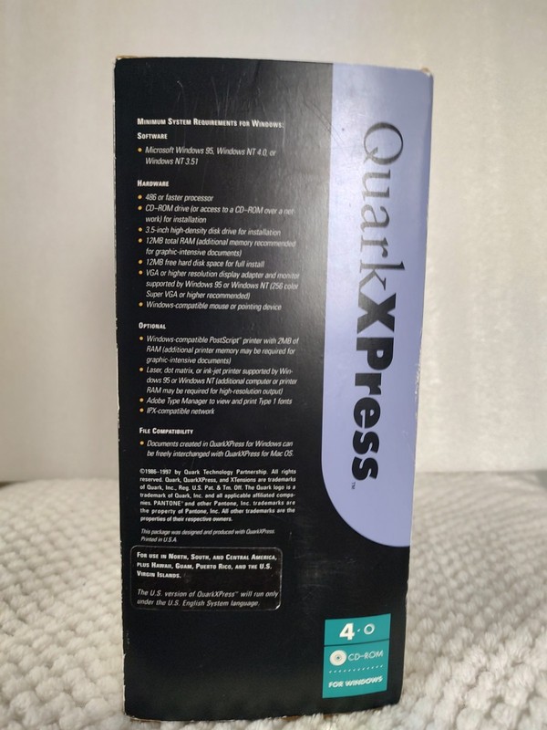 Quark Xpress For Windows 2000 Compatible gallery