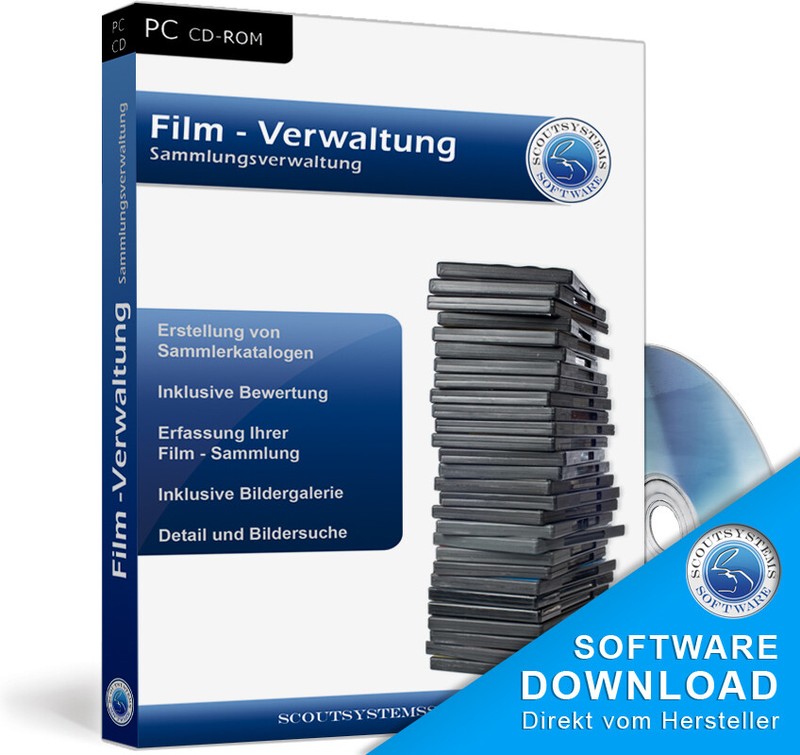 Filme,Filmsammlung verwalten,archivieren,blu-ray,DVD,VHS,Schmalfilm Software