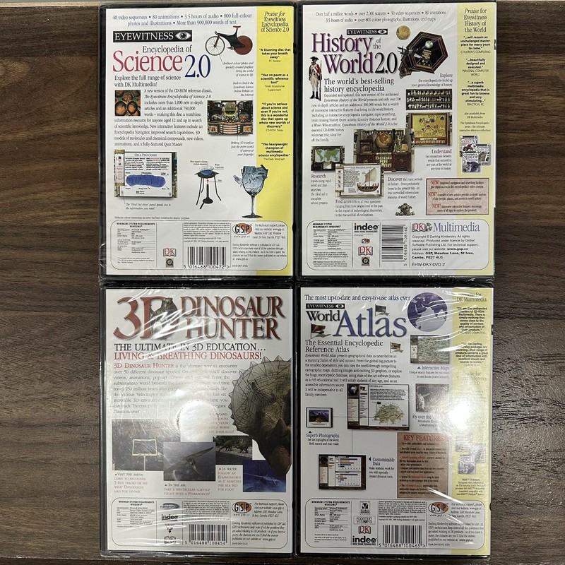 GSP Eyewitness Educational DK Multimedia x8 + Alice In Wonderland(DK) Brand New gallery