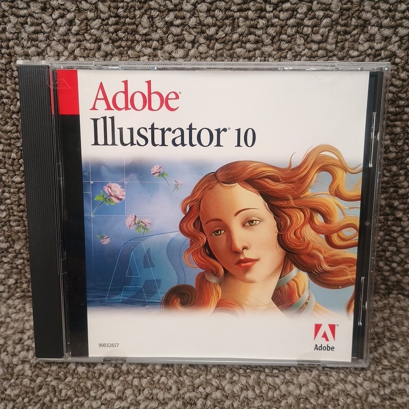 Adobe Illustrator 10 Mac With Serial Number CD Vintage with Serial Number