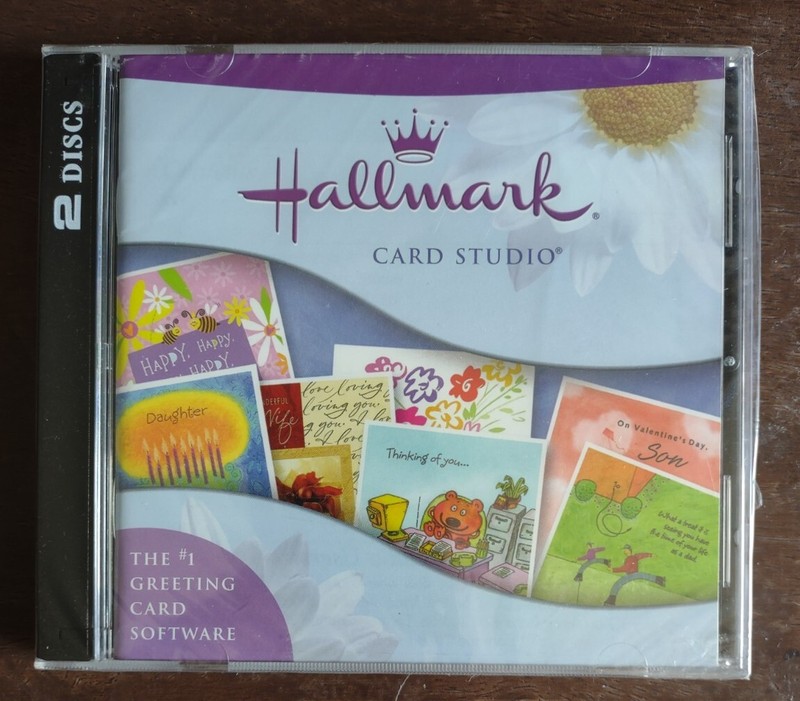 HALLMARK CARD STUDIO CD-ROM – Hallmark 2004 – 2 Discs