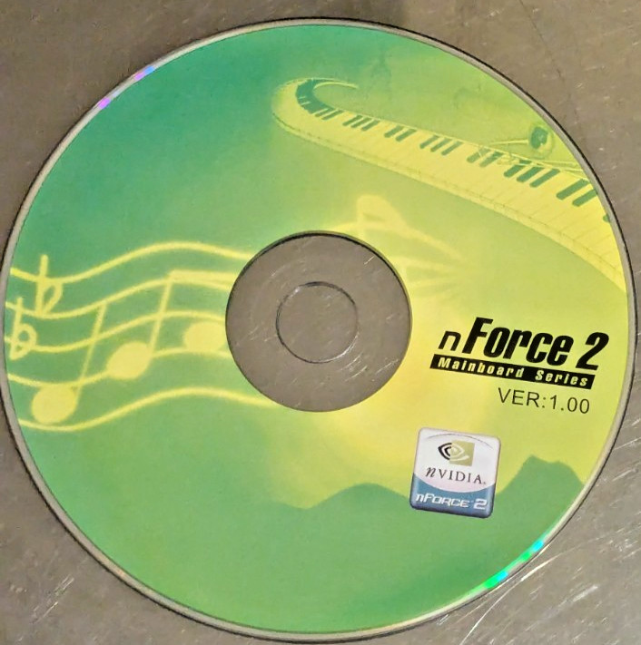 nForce2 Mainboard Utilities CD Version 1.00(Win 9.x, 2000, XP drivers)