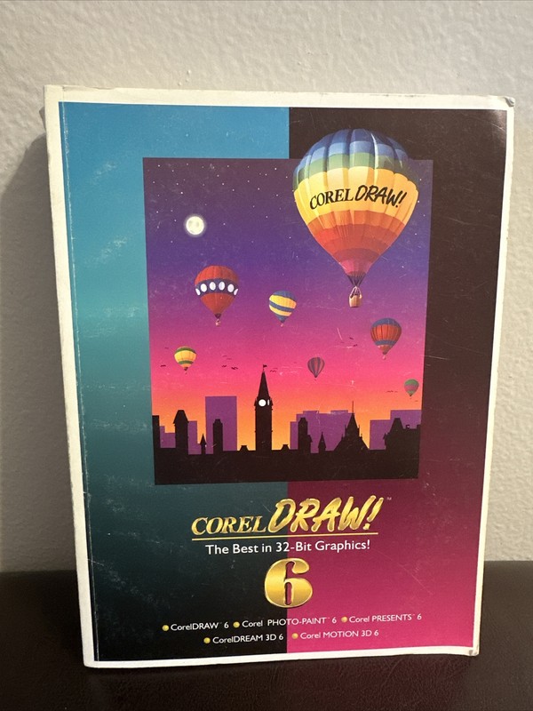 Corel Draw The Best In 32 Bit Graphics 6 User Manual book only