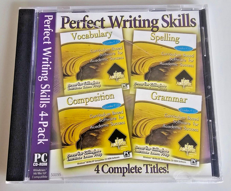 Perfect Writing Skills: 4 Complete Titles! High Achiever Series, PC CD-ROM, 2006