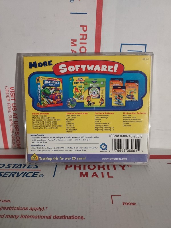 Software PC School Zone Beginning Reading Grades 1 2 Ages 5-7 No Keys - #13 gallery