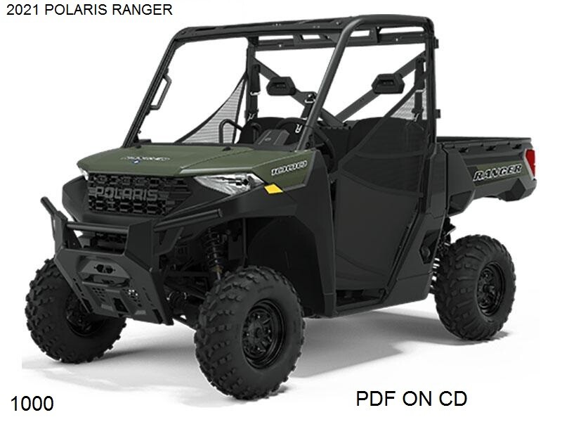 2021 Polaris Ranger 1000 Crew SOHC Service Repair Manual PDF on CD (NON XP) EPS