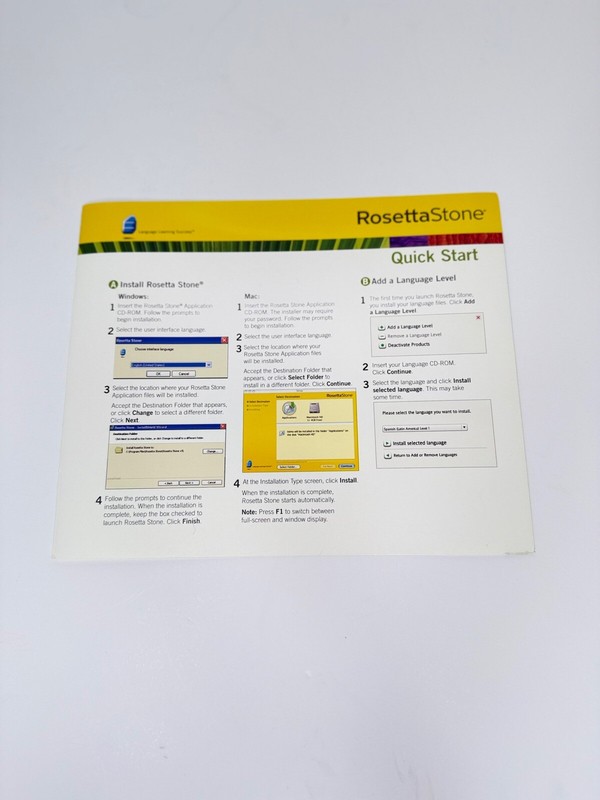 Rosetta Stone Spanish Levels 1 & 2 Version 3 Espanol CD-rom gallery
